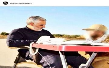 میز کار سردار سلیمانی ‏+ عکس