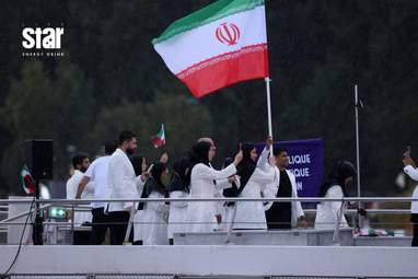 گزارش تصویری از ورزشکاران ایران در افتتاحیه المپیک پاریس