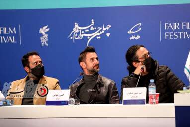 نشست خبری عوامل فیلم " برف آخر "-امین حیایی