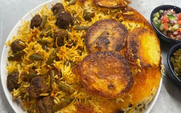طرز تهیه لوبیا پلو با گوشت قلقلی؛ غذای خانگی و پرطرفدار ایرانی