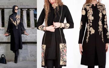مانتو مشکی مجلسی و اسپرت با استایل های جذابی که قبلاً ندیده اید / این مدل ها رو حتماً ببین