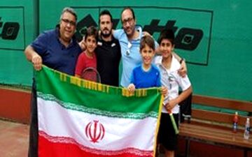تیم تنیس زیر 12 سال ایران قهرمان غرب آسیا شد