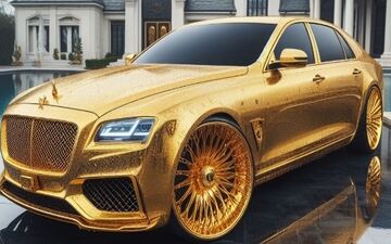نگاهی به خودرو تمام طلا ولیعهد عربستان + عکس

