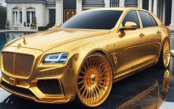 نگاهی به خودرو تمام طلا ولیعهد عربستان + عکس
