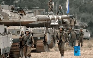حمله هوایی ارتش اسرائیل به یک دستگاه خودرو در شهرک قباطیه در کرانه باختری + ویدئو