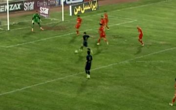 گل اول چادرملو به تراکتور + ویدئو