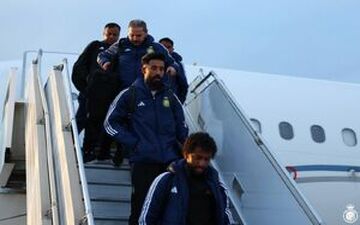کاروان النصر بدون رونالدو به تهران رسید