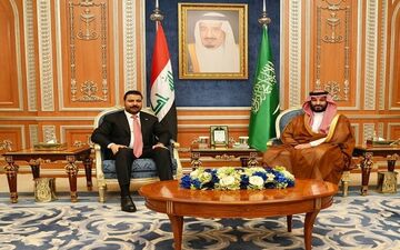 نخست‌وزیر عراق با ولی‌عهد عربستان درباره امنیت منطقه گفت‌وگو کرد