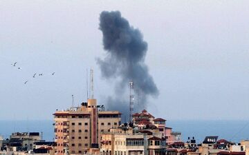 عبور موشک مقاومت فلسطین از سامانه گنبد آهنین اسرائیل