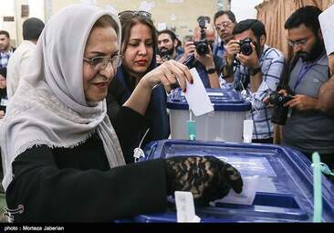  انتخابات ریاست جمهوری و شورای شهر اهواز + تصاویر