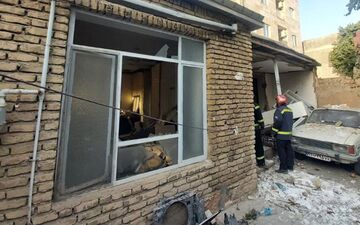 انفجار هولناک یک خانه در بجنورد / پسر جوان در آتش سوخت