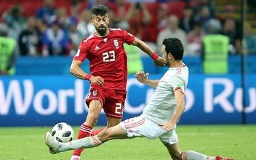  حضور رامین رضاییان در تمرین تیم ملی با وجود غیبت در لیست کی‌روش