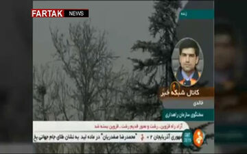 کندی‌امداد رسانی به در راه ماندگان به علت وزش شدید باد و کولاک + فیلم