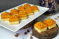 طرز تهیه  کیک حلوا | خیلی جذابه هم شکلش هم طعمش