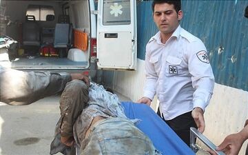 فرو رفتن میلگرد ۲ متری در بدن کارگر نوجوان +عکس