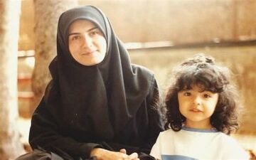 عکس زیرخاکی مجری زن محبوب دهه شصت