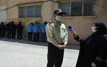 پلیس کرمانشاه به اقتدار پوشالی ۱۵ تن از اراذل و اوباش پایان داد