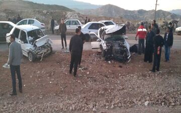 سانحه رانندگی در همدان ۲ کشته برجا گذاشت