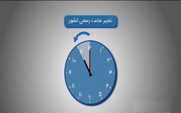 امشب ساعت رسمی کشور تغییر می‌کند