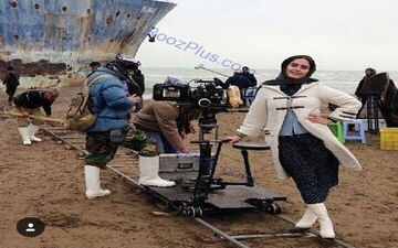 تیپ بسیار متفاوت الناز شاکردوست در کنار دریا + عکس