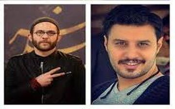 جواد عزتی و بابک حمیدیان به همراه همسرانشان در اکران فیلم خرگیوش