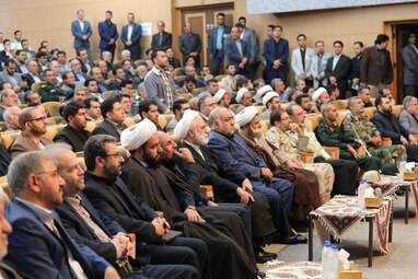 آیین تکریم و معارفه روسای کل پیشین و جدید دادگستری استان کرمانشاه با حضور حجت الاسلام اژه ای معاون اول رئیس قوه قضائیه و مهندس بازوند استاندار کرمانشاه