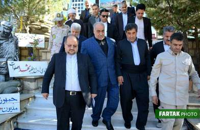 محمدشریعتمداری وزیر کار و رفاه اجتماعی در کرمانشاه