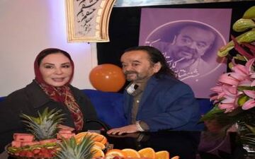 تولد 70 سالگی «اسدالله یکتا» در کنار «افسانه بایگان» | عکس