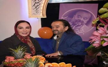 تولد 70 سالگی «اسدالله یکتا» در کنار «افسانه بایگان» | عکس