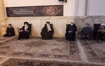 رییسی در مراسم چهلمین روز درگذشت آیت الله یزدی شرکت کرد
