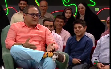 جوراب‌های رامبد جوان باز هم سوژه شد