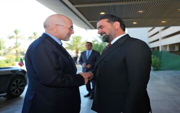 رئیس پارلمان عراق از قالیباف در بغداد استقبال کرد