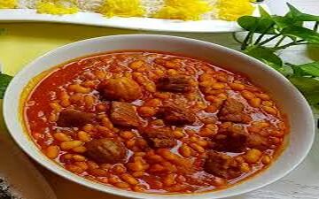 طرز تهیه خورش گوشت لوبیا کاشانی!