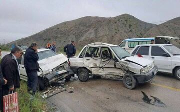 ۲۳۱ نفر بر اثر حوادث جاده‌ای در کرمانشاه جانباختند 