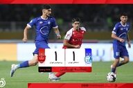 استقلال ۱-۱ پرسپولیس؛ دربی با تساوی تمام شد + فیلم