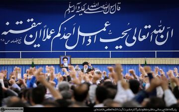 دیدار کارگران با رهبر انقلاب