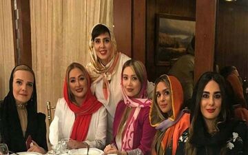 تیپ متفاوت خانم های بازیگر در یک مهمانی