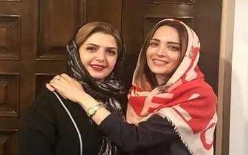 بهنوش طباطبایی در کنار خواهرش/عکس