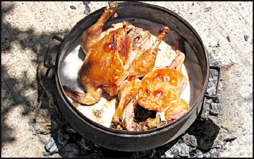 غذای فوق العاده خوشمزه/ مرغ نمکی رو این طوری بپز