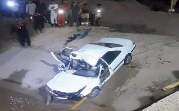 یک کودک در سانحه رانندگی جاده اهواز- خرمشهر مفقود شد