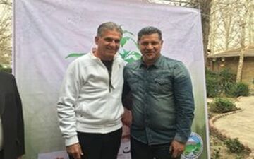 مهمان ویژه تمرین تیم ملی درترکیه