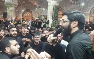 مداحی سید رضا نریمانی در نجف اشرف