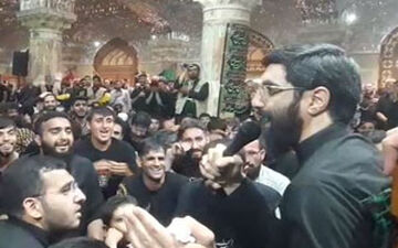 مداحی سید رضا نریمانی در نجف اشرف