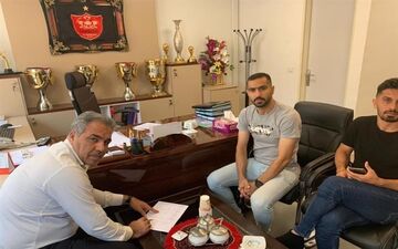 جلسه عرب با بازیکنان پرسپولیس