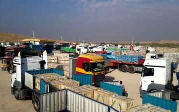 صادرات بیش از ۲ میلیون تن کالا از مرز مهران