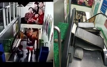فرار از خطر حتمی در آخرین لحظه ! +فیلم