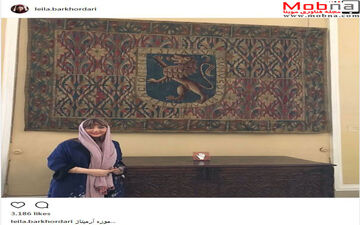 تیپ لیلا برخورداری در موزه آرمیتاژ (عکس)