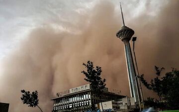 شرایط خطرناک در تهران؛ طوفان شدید در راه است