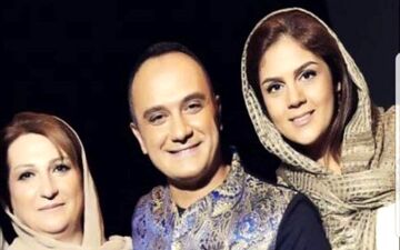 تیپ نیما کرمی در کنار همسر و مادرش