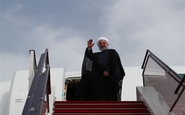 رئیس جمهور وارد ارمنستان شد